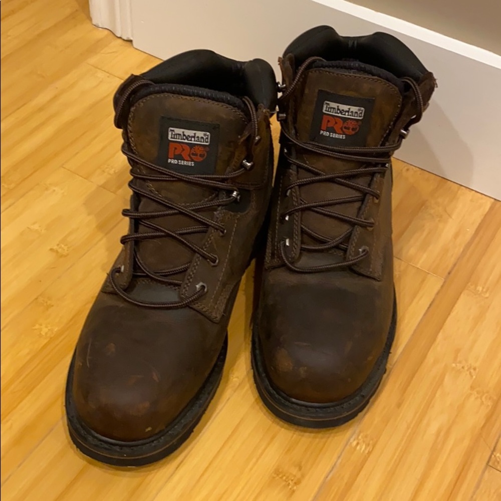 Timberland pro steel toe work boots